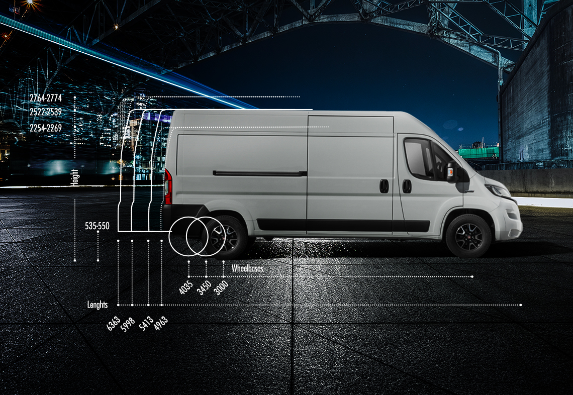 fiat ducato mwb length